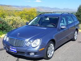 2007 Mercedes Benz E350 4 Matic Wagon 118 061 Miles V I N Wdbuh87x37x223273 Stock C464 Platinum Blue Interior Ash