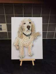 I can do any kind of dog any color, with or without. Easy Dog String Art Novocom Top
