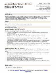 Stand out from the competition! Assistant Food Service Director Resume Samples Qwikresume