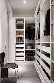 The sliding doors will prove to be a boon in this small bedroom. New Small Master Walk In Closet Bathroom Ideas Bathroomorganization Closet Layout Walk In Closet Small Closet Bedroom