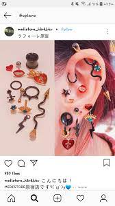 pin by ashley heredia on joyeria lip piercing jewelry earings piercings ear piercings chart