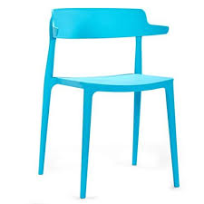 Lrw European Modern Simple Leisure Backrest Chair Household Plastic Chair Creative Fashion Stool Color Blue Plastic Chair Chair Simple House