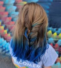 Png image of blue brown hair color palette. 25 Stunning Blue Ombre Hair Colors Trending Right Now