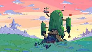 Wallpaper maker can play video on windows desktop. Hd Wallpaper Adventure Time Tree House Nature Mountains Wallpaper Flare