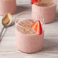 Peanutty Strawberry Banana Smoothies Recipe In 2021 Strawberry Banana Smoothie Healthy Strawberry Banana Smoothie Banana Smoothie