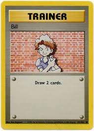 Shipped with usps first class package. Trainer Bill Pokemon Card Ebay