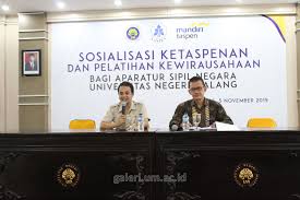 Mar 14, 2016 · 1. Pt Taspen Siap Berikan Kemudahan Untuk Asn Yang Pensiun Universitas Negeri Malang Um