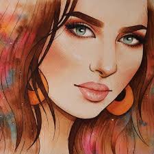 رسم نورس ستار بالالوان المائية رسم بورتريه نورس الوان مائيه disney drawings art love art