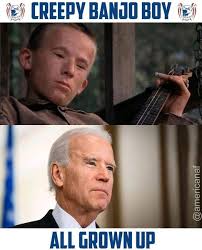 Billy was born in 1956 in georgia and was only 15 years old when he acted in the film. The Creepy Banjo Boy Grew Up And Became Creepy Joe Biden Meme Realmanshow