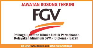 Jawatan kosong terkini di kementerian pertanian dan industri asas tani (moa) februari 2017. Jawatan Kosong Felda Global Ventures Holdings Berhad