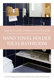 Ebun Bamboo Paper Towel Dispenser Towel Dispenser Hand Towel Holder Paper Towel Dispensers