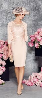 This Classic Round Collar Light Pink Mid Long Bridal Mother Of The Bride Dress Is Fi Mother Of Bride Outfits Mother Of Groom Dresses Mother Of The Bride Outfit