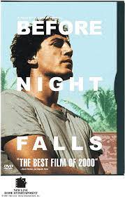 Amazon.com: Before Night Falls (DVD) : Javier Bardem, Sean Penn, Olivier  Martinez, Johnny Depp, Jerzy Skolimowski, Ewa Piaskowska, Hector Babenco,  Diego Luna, Julian Schnabel, John Kilik, Reynaldo Arenas, Cuhhingham  O'Keefe, Lazaro Gomez