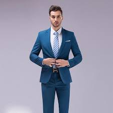 Slim Fit Suits Notch Lapel Business Wedding Groom Leisure Tuxedo 2017 Latest Coat Pant Suits Men Business Slim Fit Suit Men Slim Fit Suits