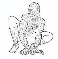 The images above represents how your finished drawing is going to look and the steps involved. Free Printable Spiderman Coloring Pages For Kids