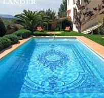 Wholesale Blue Glazed Ceramic Wall Tiles Dolphin Pattern Swimming Pool  Mosaic Decorative Tiles Water Sea Look