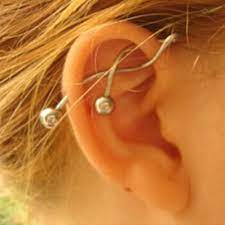 1pc 14g Cool Twist Spiral Ear Industrial Barbell Belly Ring Piercing E In 2021 Ear Piercings Industrial Belly Piercing Ring Piercing Jewelry