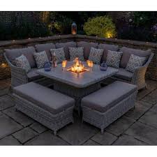 Pin By Terri Mitchell Lopas On Garden Outdoor Fire Pit Seating Fire Pit Table Casual Dining Set