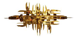 Bohemian wall decor ukrainian keyboard lexilogos. Boho Decor Brutalist Metal Mid Century Copper Wall Decor Copper Tulips Sculpture Art Collectibles