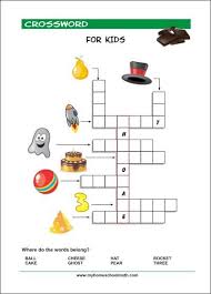 Free Printable Crossword Puzzles For Kids With Pictures Printable Puzzles For Kids Printable Crossword Puzzles Free Printable Crossword Puzzles