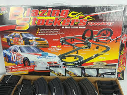 Electric slot car race track set w/ 2 cars, 2 controllers by best choice products подробнее. Nascar Blazing Stockers Speedway Large Electric Slot Car Race Track Set Complete Lifelike Slot Car Race Track Slot Car Racing Race Track