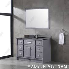Shipping is to any of the 48 continental united states, not including islands. China 48 Inch Sigle Sink Solid Wood Bathroom Vanities Made In Vietnam China Narrow Bathroom Storage Unit Vanity Cabinets