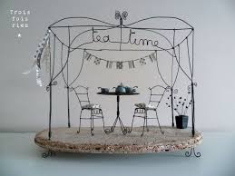 Le Banc Des Amoureux Decoration Murale Arbre Fleuri Fil De Fer Fer Artisanat De Fil