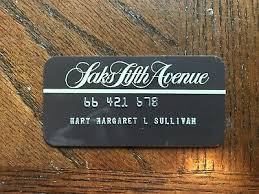 Check spelling or type a new query. Vintage Saks Fifth Avenue Credit Card Size 3 5 X 1 75 Ebay