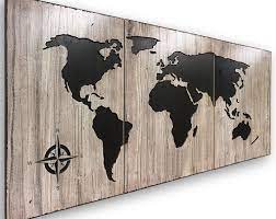 Pin On World Map Art
