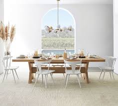 Extending dining table and chairs uk govt online. Modern Farmhouse Extending Dining Table Pottery Barn