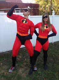 90% polyester/ 10% spandex bodysuit with printed logo. 150 Couples Halloween Costumes To Make You Both Look Like The Superstars Of The P Couples Costumes Creative Cosmo And Wanda Costume Halloween Costumes To Make