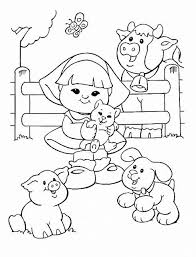 Kleurplaat Little People 16 Kleurplaten Dieren Kleurplaten Thema