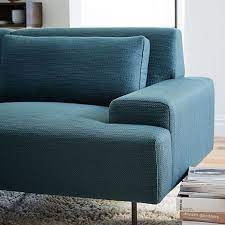 Beckham 2 Piece Chaise Sectional Westelm White Room Sofa Sectional