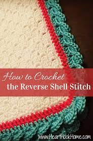 How To Crochet The Reverse Shell Stitch With Photos Crochet Edging Patterns Crochet Stitches Crochet Edging
