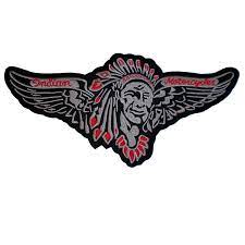 6x12 Indian Motorcycle Headdress Chief Wings Biker Vest Back Patch Xl You Can Find Out More Details At The Link Of The I Biker Vest Indian Motorcycle Biker