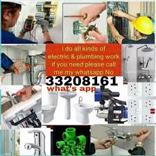 Plumbing repair services for leakages in kitchen/bathroom faucets and fittings. Electric And Plumbing Work Doha Facebook