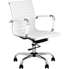Shop this collection (135) island retreat plastic adirondack chair in white. Studio 55 Modern Home Office Chair Swivel Tilt Low Back White Black Chrome Adjustable For Work Desk Home Office Computer Target