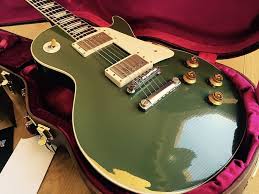 Gibson Custom Shop Standard Historic 57 Les Paul Standard Hand Selected Olive Over Goldtop 2016 Gas Station Guitars Reverb Gibson Custom Shop Les Paul Standard Les Paul