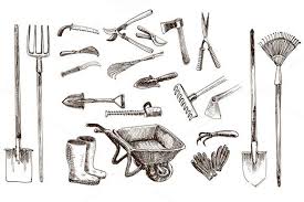 Garden Tools 21 Vector Objects How To Draw Hands Garden Tools Tools And Accessories