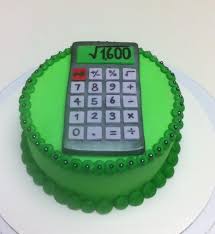 Birthday Cake For My Wife Images Calculator Cake Milestone Birthday Cake For My Friend S Wife Her Fave Color Is Green And She Is A Math Teacher Themed Cakes Ben S Cookies Graduation Cakes