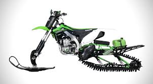 convert your dirt bike into a snow bike with the timbersled kit snowbike bike dirtbikes