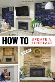 Check out these top brick fireplace ideas and paint colors to get your creative juices flowing. How To Update A Stone Fireplace Rambling Renovators