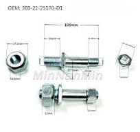 Forklift Anchor Steel Part Hex Stud Nut Wheel Kit Hexagon Front Axle Hub  Bolt for Komatsu 12-16 3t 3eb-21-25170-D1