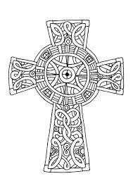 Celtic knot shamrock coloring pages love page for adults animal. 31 Celtic Cross Coloring Pages Ideas Cross Coloring Page Celtic Cross Coloring Pages