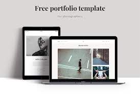 Photographer Portfolio Website Template Psd Download Psd