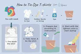 Once you feel like your design is finished, take it out of the dye and wrap it in plastic wrap to keep the moisture. How To Make Tie Dye Clothes And Crafts