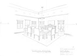 A dining room table is the best furniture piece that defines your style, taste, and overall room. One Point Perspective Drawing Of Dining Room