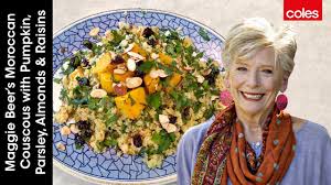 Earlier in the year, i had promised you 52 salad recipes i.e. Maggie Beer S Moroccan Couscous With Pumpkin Youtube
