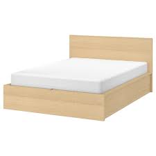 Subito a casa e in tutta sicurezza con ebay! Malm Struttura Letto Con Contenitore Impiallacciato Rovere Mord Bianco 160x200 Cm Ikea It