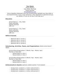 Free What To Include In A Resume If You Lack Experience With Samples